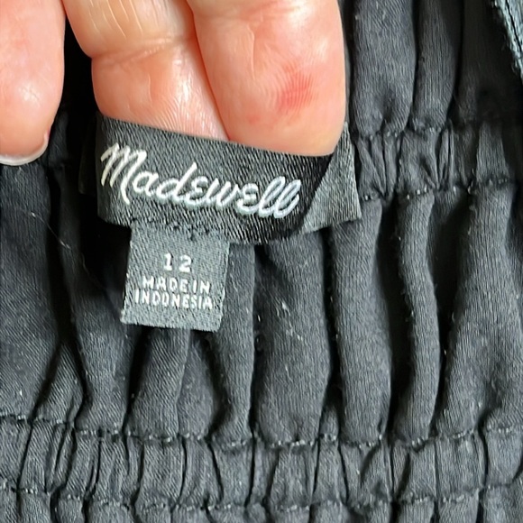 Madewell Black Sleeveless Wide-Leg Jumpsuit in 100% Linen, size 12 - Picture 5 of 16